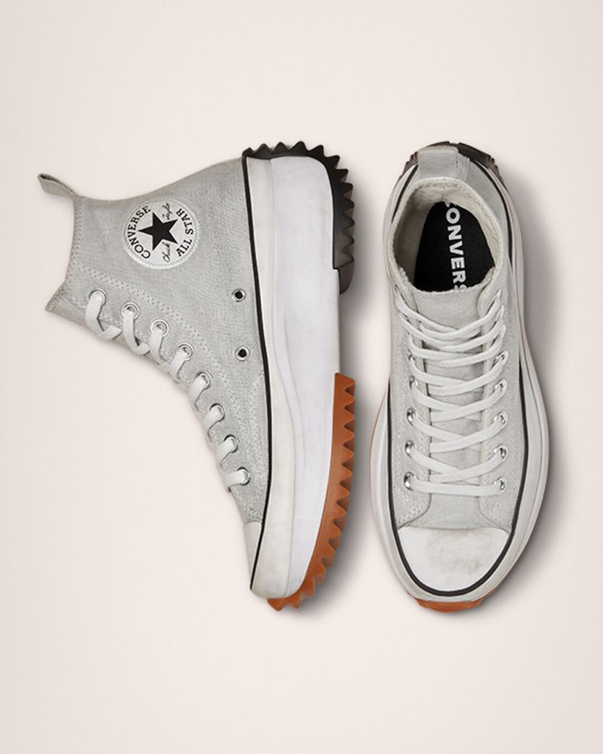 Topanky Na Platforme Converse Run Star Hike Smoked Platene Vysoke Damske Biele | SK KSJCW0